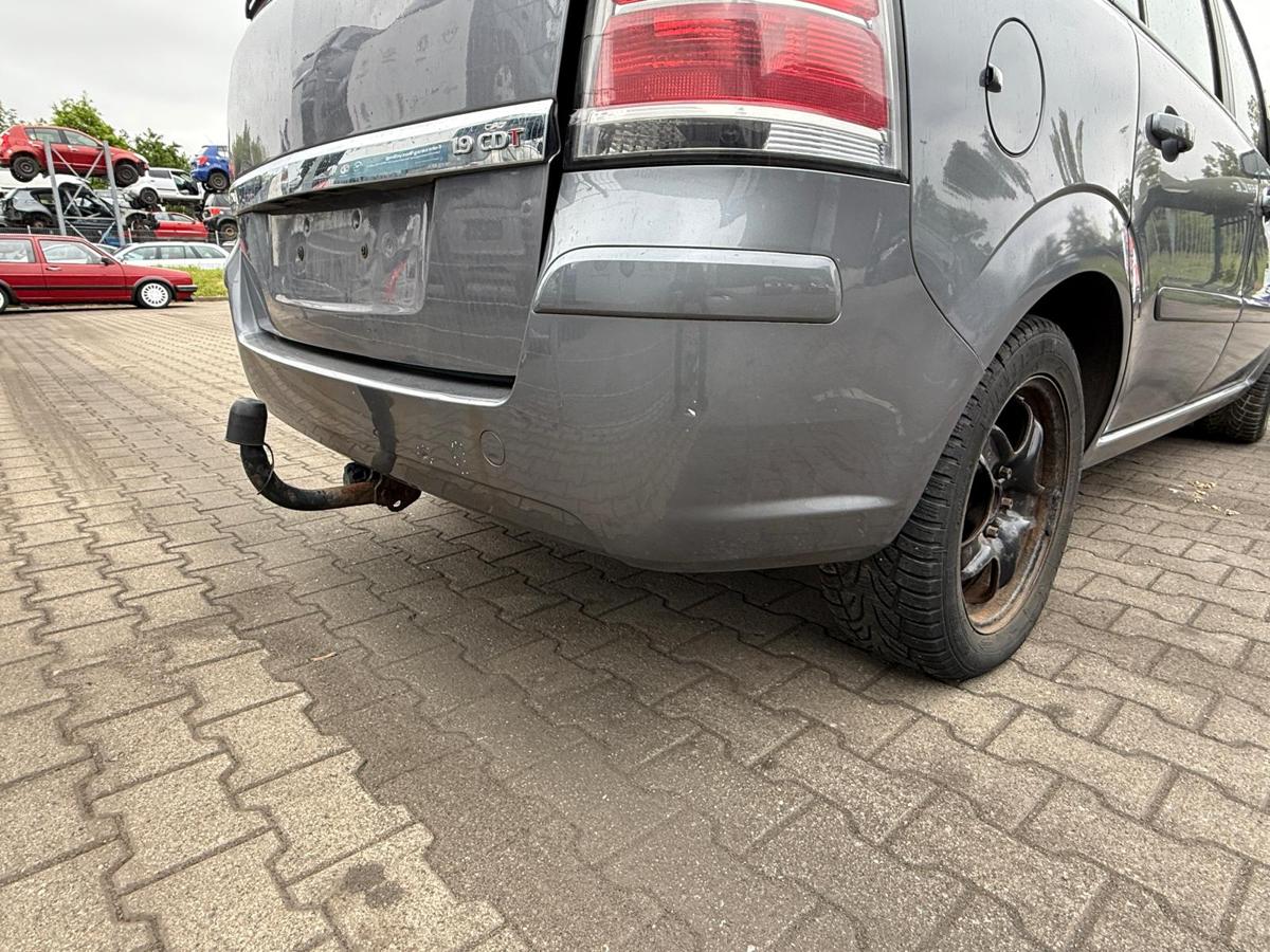 Opel Zafira B original Stoßstange Stoßfänger hinten Z155 Moonland Metallic BJ06